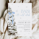Pesquisar por winter wonderland baby shower convites For her