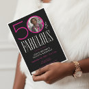 Pesquisar por chique moderno aniversário convites Cinquenta e fabuloso