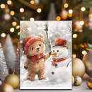 Pesquisar por boneco neve feliz cartoes postais Férias