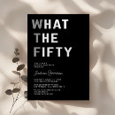 Pesquisar por 50th engraçados aniversário convites Moderno