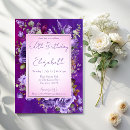 Pesquisar por festa de roxa aniversário convites Elegante