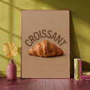 Pesquisar por pastelaria pôsteres Croissant