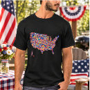 Pesquisar por mapa dos eua camisetas Patriótico