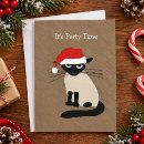 Pesquisar por gato papai noel convites Engraçado
