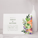 Pesquisar por laranja e roxo convites Aquarela