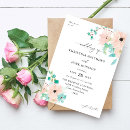 Pesquisar por floral verde casamento convites Moderno
