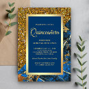 Pesquisar por royal blue quinceanera convites Moderno