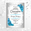 Pesquisar por quinceanera azul turquesa convites 15