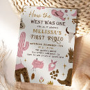 Pesquisar por wild west birthday convites Cowgirl