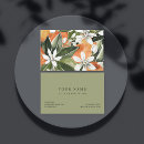 Pesquisar por água da flor padrao cartao de visita Tropical