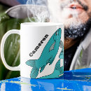 Pesquisar por peixes de mar profundo canecas Azul
