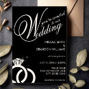 Pesquisar por diamante casamento convites Preto e branco