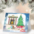 Pesquisar por lareira natal cartoes Criança