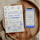 Pesquisar por french bridal shower convites Azul