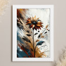 Pesquisar por flores abstratas pósteres pôsteres Trendy boho chic
