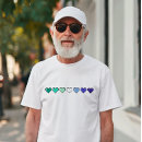 Pesquisar por cores do orgulho gay camisetas Coração