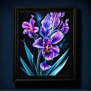 Pesquisar por orquídea azul pôsteres Pintura