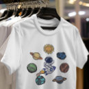 Pesquisar por planetas coloridos camisetas Lua