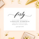 Pesquisar por de anos elegante 40 aniversário convites Minimalista