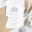 Pesquisar por barroco casamento convites Azul empoeirado