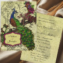 Pesquisar por peafowl convites Vintage