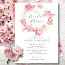 Pesquisar por cherry blossom bridal shower convites Bride