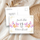 Pesquisar por sweet 16 save the date convites Elegante