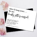 Pesquisar por engraçado casamento convites Tipografia