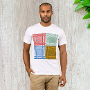 Pesquisar por quadrados coloridos camisetas For him