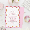 Pesquisar por rosa quente laranja convites Simples