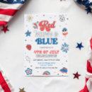 Pesquisar por memorial day convites Vermelho branco e azul