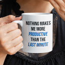 Pesquisar por produtivo canecas Procrastinação