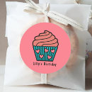 Pesquisar por as do com cupcakes adesivos Aniversário de menina