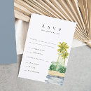 Pesquisar por palm tree wedding convites Simples