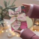 Pesquisar por pink christmas party convites Floral