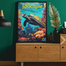 Pesquisar por tartaruga colorida pôsteres Vida marinha