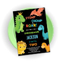 Pesquisar por dinosaur birthday convites Para dinossauros