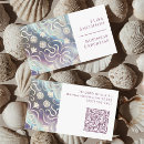 Pesquisar por floral roxo cartao de visita Branco