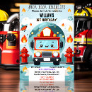 Pesquisar por do do carro de bombeiros aniversário convites Transporte
