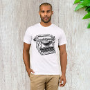 Pesquisar por máquina de escrever antiga camisetas Escrevendo