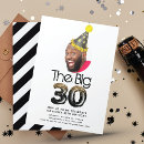 Pesquisar por aniversário de preto 30 anos convites Simples