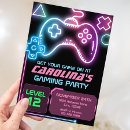 Pesquisar por gamer de cartoes convites Festa de jogos