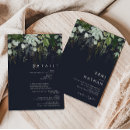 Pesquisar por folhas botânicas de eucalipto boêmio casamento convites For her