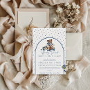 Pesquisar por blue teddy bear convites Aquarela