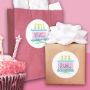 Pesquisar por bolo de aniversário azul adesivos Rosa
