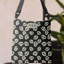 Pesquisar por crânio bolsas Preto e branco