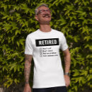 Pesquisar por humor aposentado camisetas A lenda se aposentou