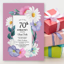 Pesquisar por 70 primavera aniversário convites Flores