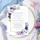 Pesquisar por roxo e azul casamento convites Lilac
