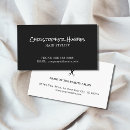 Pesquisar por preto puro cartao de visita Minimalista